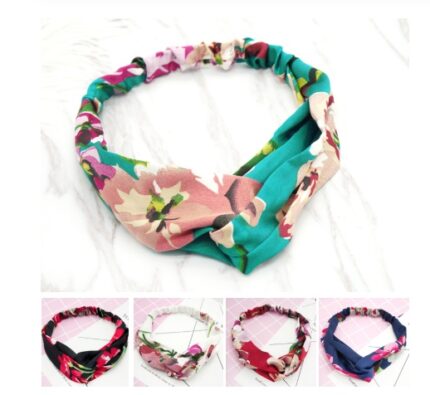 Bandeau Élastique Cheveux avec Fleur en Soie – Accessoire Élégant, Romantique et Confortable pour Femme.
