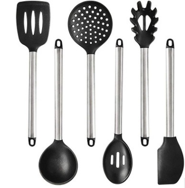 Ustensiles de Cuisine en Silicone – Set d’Accessoires de Cuisson Polyvalents, Résistants à la Chaleur pour Poêles et Casseroles