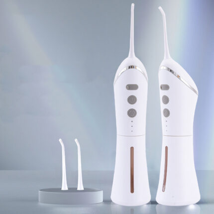 Rinceur Dentaire Électrique Portable – Hydropulseur Buccal, Nettoyage des Espaces Interdentaires, Appareil de Soin Bucco-Dentaire à Domicile